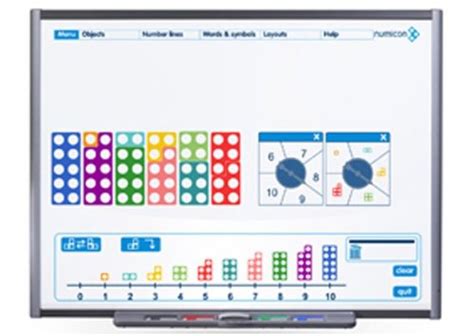 numicon software for interactive whiteboard.